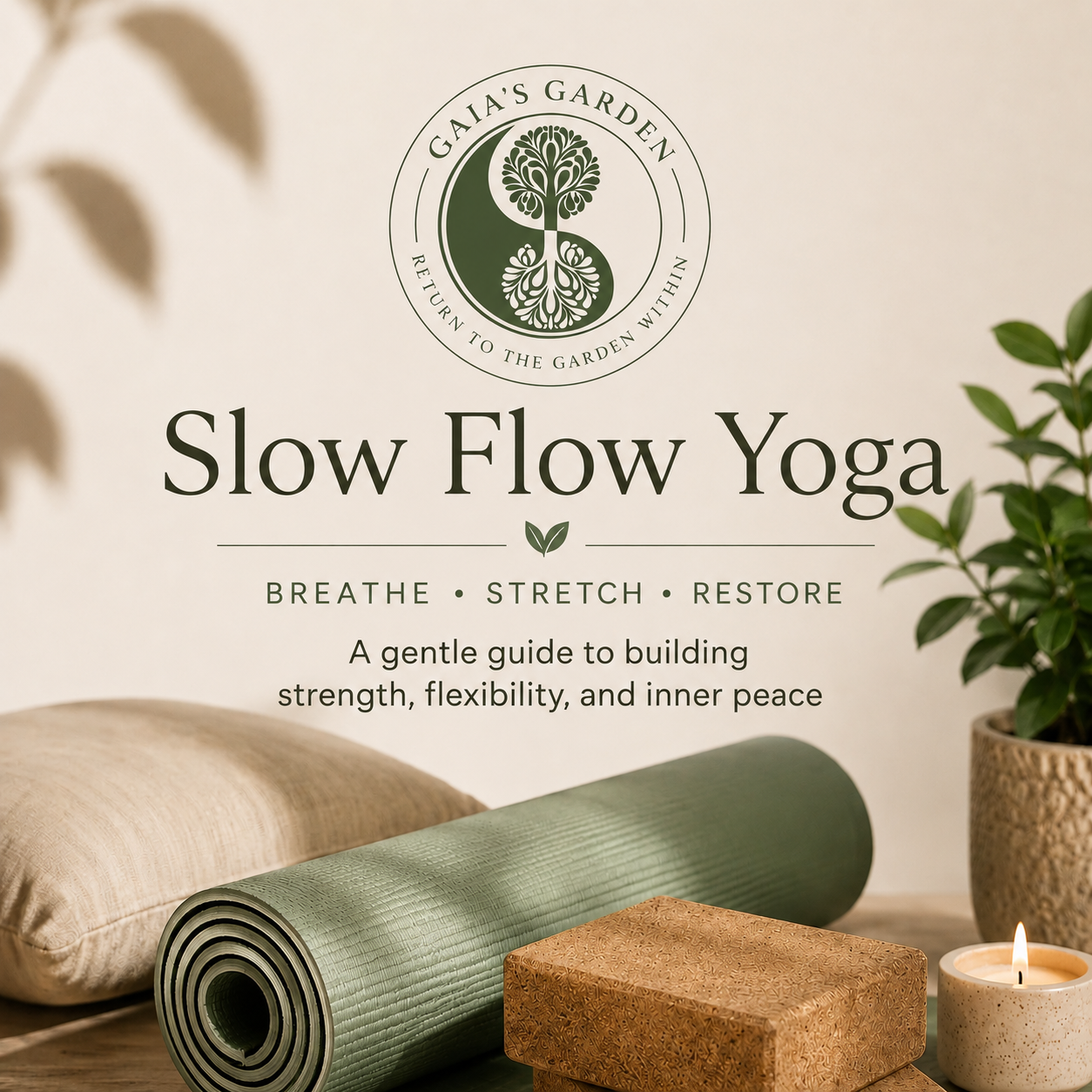 Slow Flow Yoga – 4-Class Pack