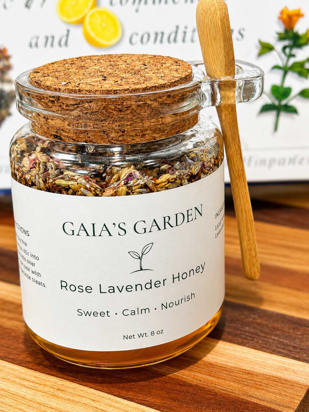 Rose & Lavender Honey