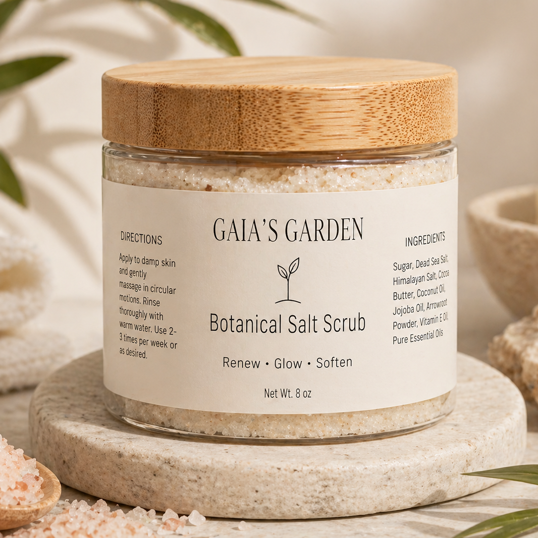 Botanical Salt Scrub