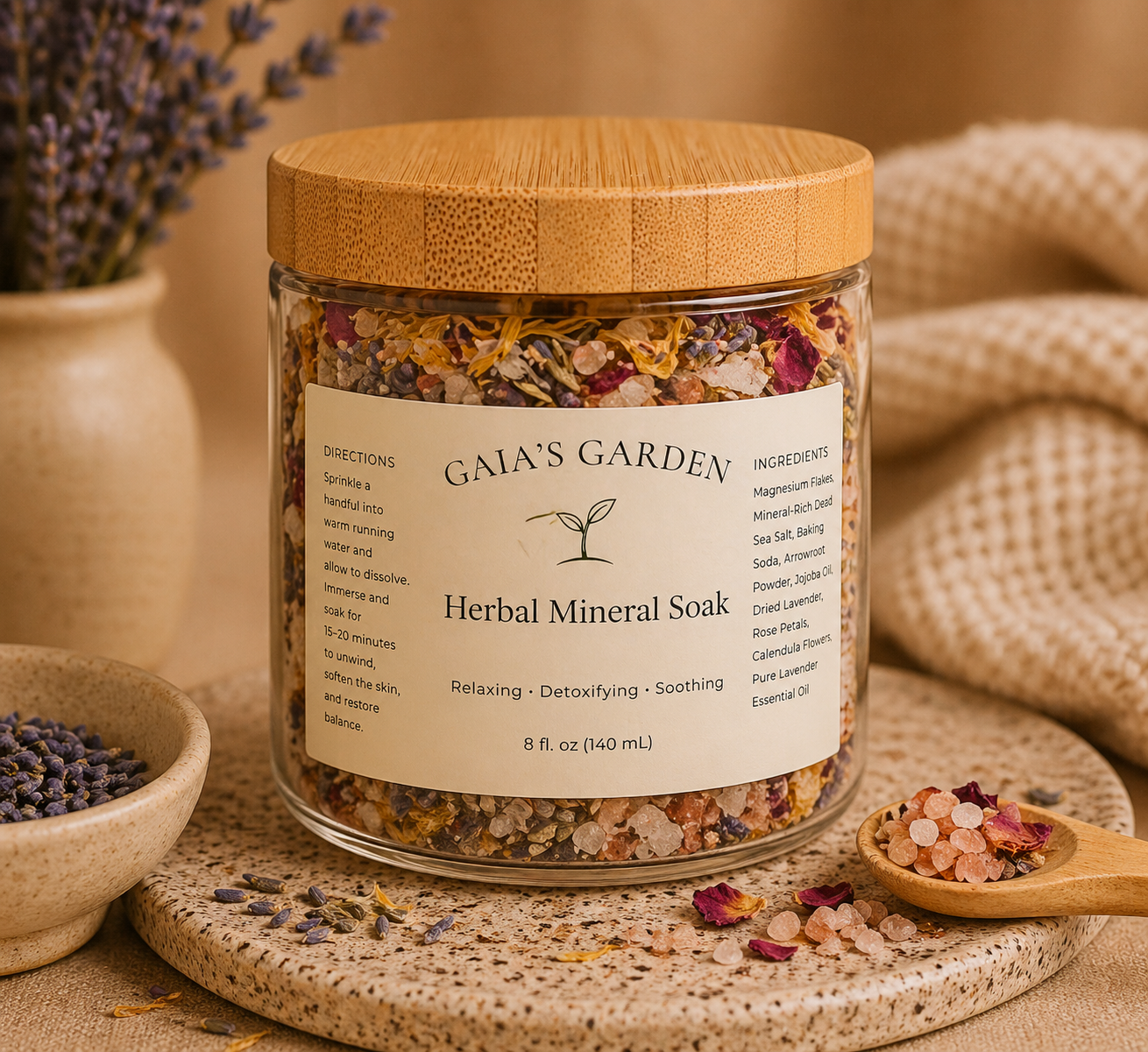 Herbal Mineral Soak