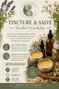 Tincture & Salve Herbal Workshop