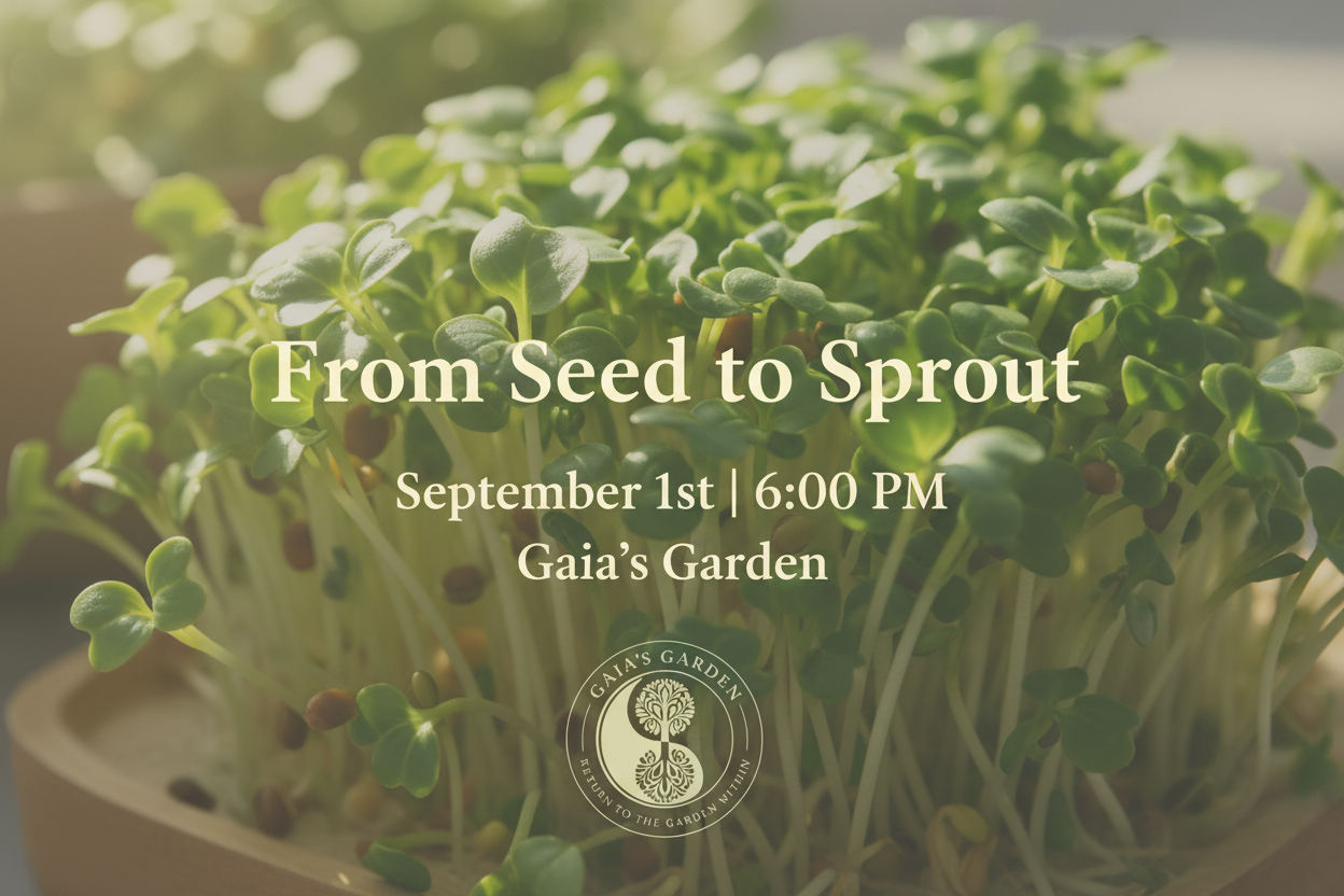 From Seed to Sprout Promo